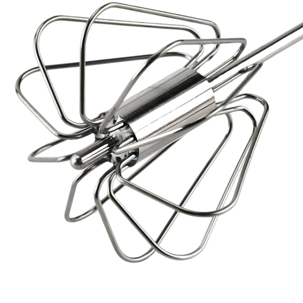 Fouet profissional Mixer Semi Aut. Batedor de ovos Aço inox - Imagem 3