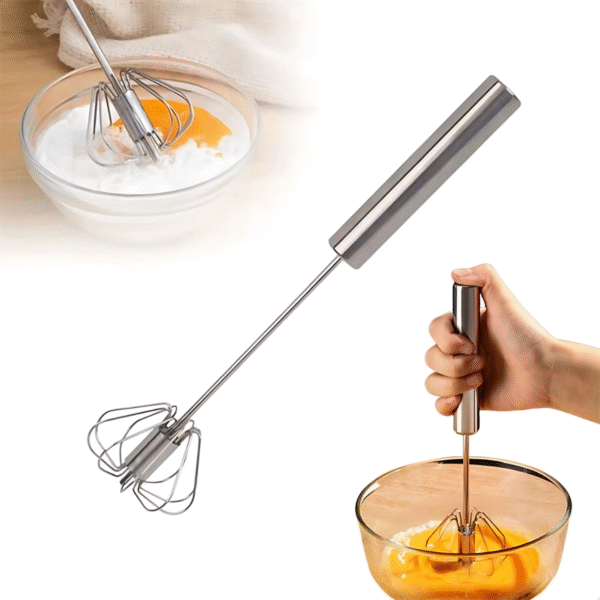 Fouet profissional Mixer Semi Aut. Batedor de ovos Aço inox - Imagem 10