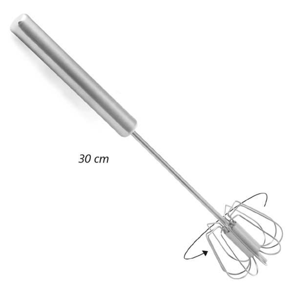 Fouet profissional Mixer Semi Aut. Batedor de ovos Aço inox - Imagem 11