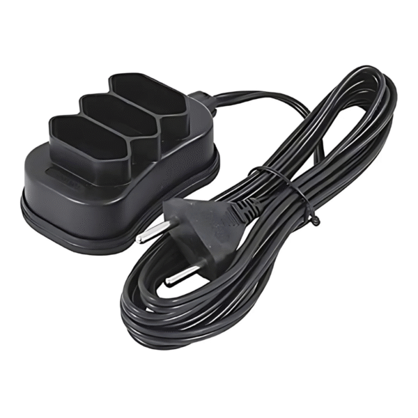 Extensão Elétrica 2 Metros Bivolt 3 Tomadas Preto 10a - Imagem 4