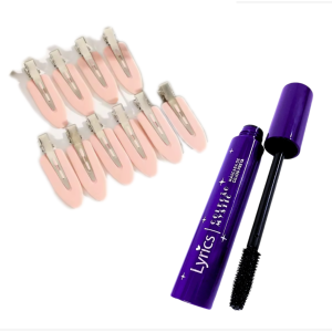 KIT Máscara cílios preta + Presilha Grampo